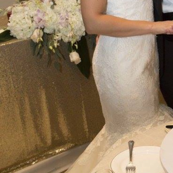 mermaid style wedding dress - Picture 4 of 4